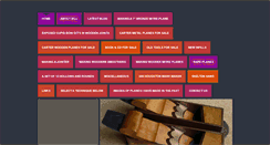 Desktop Screenshot of billcarterwoodworkingplanemaker.co.uk