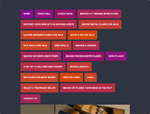 Tablet Screenshot of billcarterwoodworkingplanemaker.co.uk